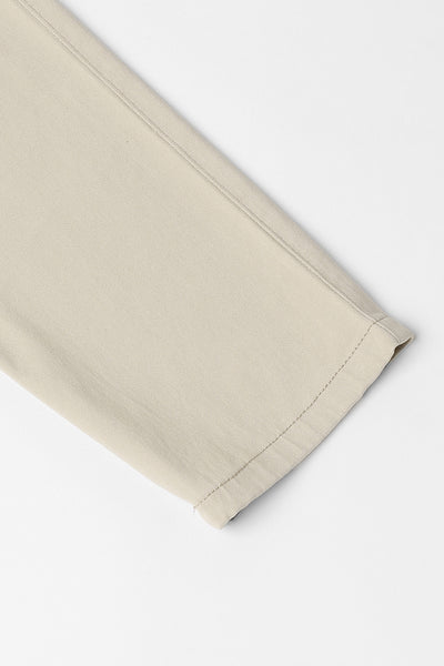 Mens's Light Khaki Solid Cargo Trousers