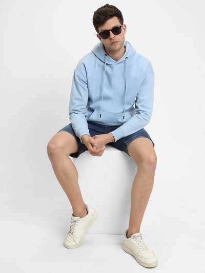 Dennis Lingo Men's Regular Collar Slim Fit Tartan Checks Blue Casual Shirts