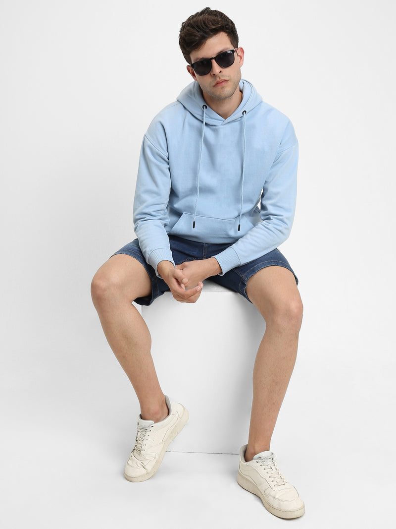 Dennis Lingo Men's Regular Collar Slim Fit Tartan Checks Blue Casual Shirts