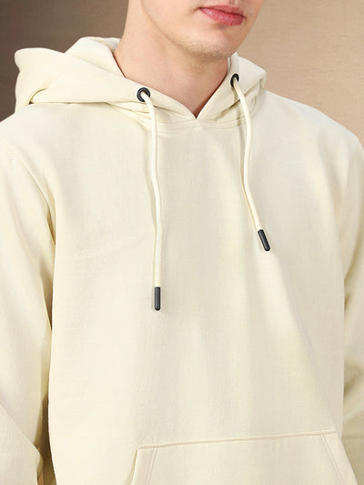 Men's Off White Hooded Hoodie