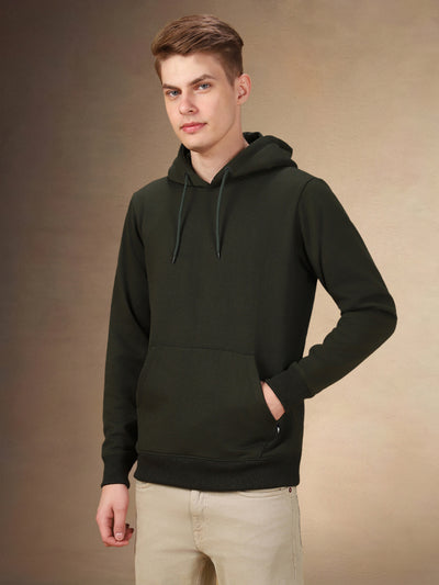 Men's Sage Green Hooded Hoodie