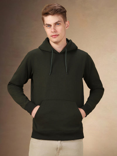 Men's Sage Green Hooded Hoodie