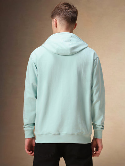 Men's Solid Hooded Full Sleeves Hoodie