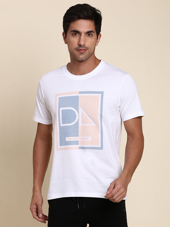 Men's Comfortable And Stylish White Casual Polo Tshirt