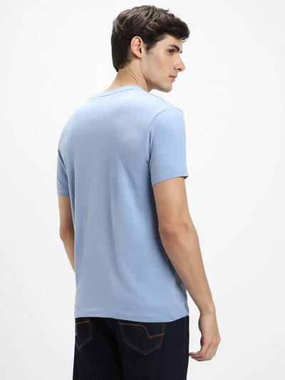 Dennis Lingo Colourblocked Round Neck Regular Fit Cotton T-shirt