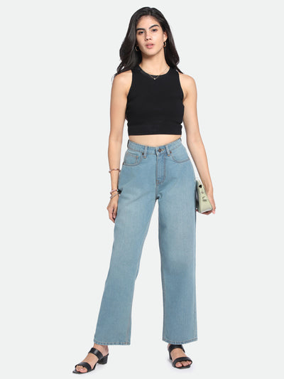 DL Woman Relaxed Fit High-Rise Clean Look Stretchable Jeans