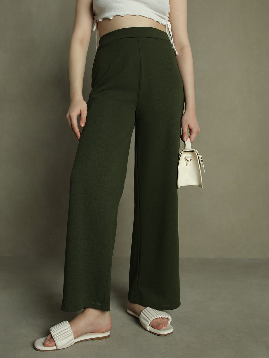 DL Woman Olive Trousers