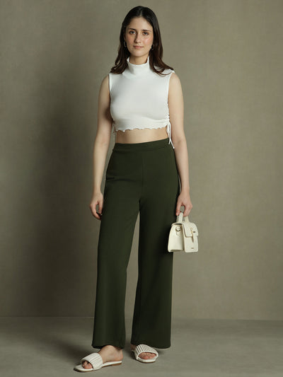 DL Woman Olive Trousers