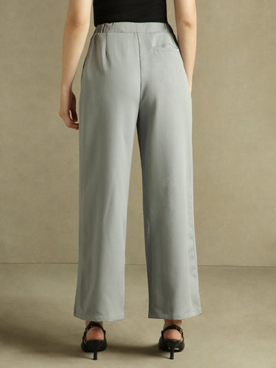 DL Women Grey Flared Women Trousers