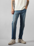 Men's Indigo Solid Slim Fit Jeans