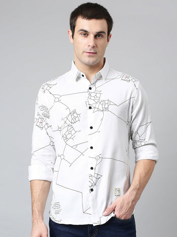 Men's Slim Fit Cotton Full Sleeves Sleeves Casual Shirt (C9004)