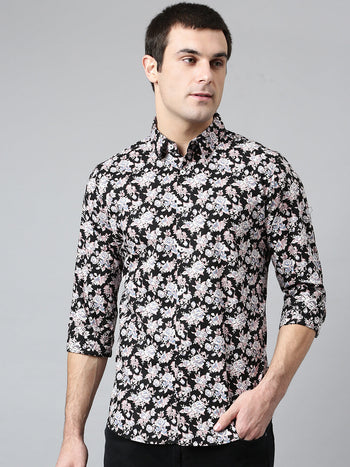 Men's Slim Fit Cotton Full Sleeves Sleeves Casual Shirt (C9006)