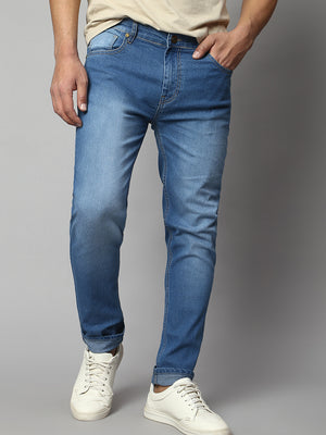 Dennis Lingo Men's Slim Fit Stretchable Denim Jeans (Indigo)
