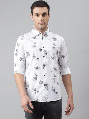 Men's Slim Fit Cotton Full Sleeves Sleeves Casual Shirt (C9010)