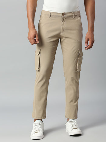 Men's Tapered Fit Cotton Cargo (Walnut)