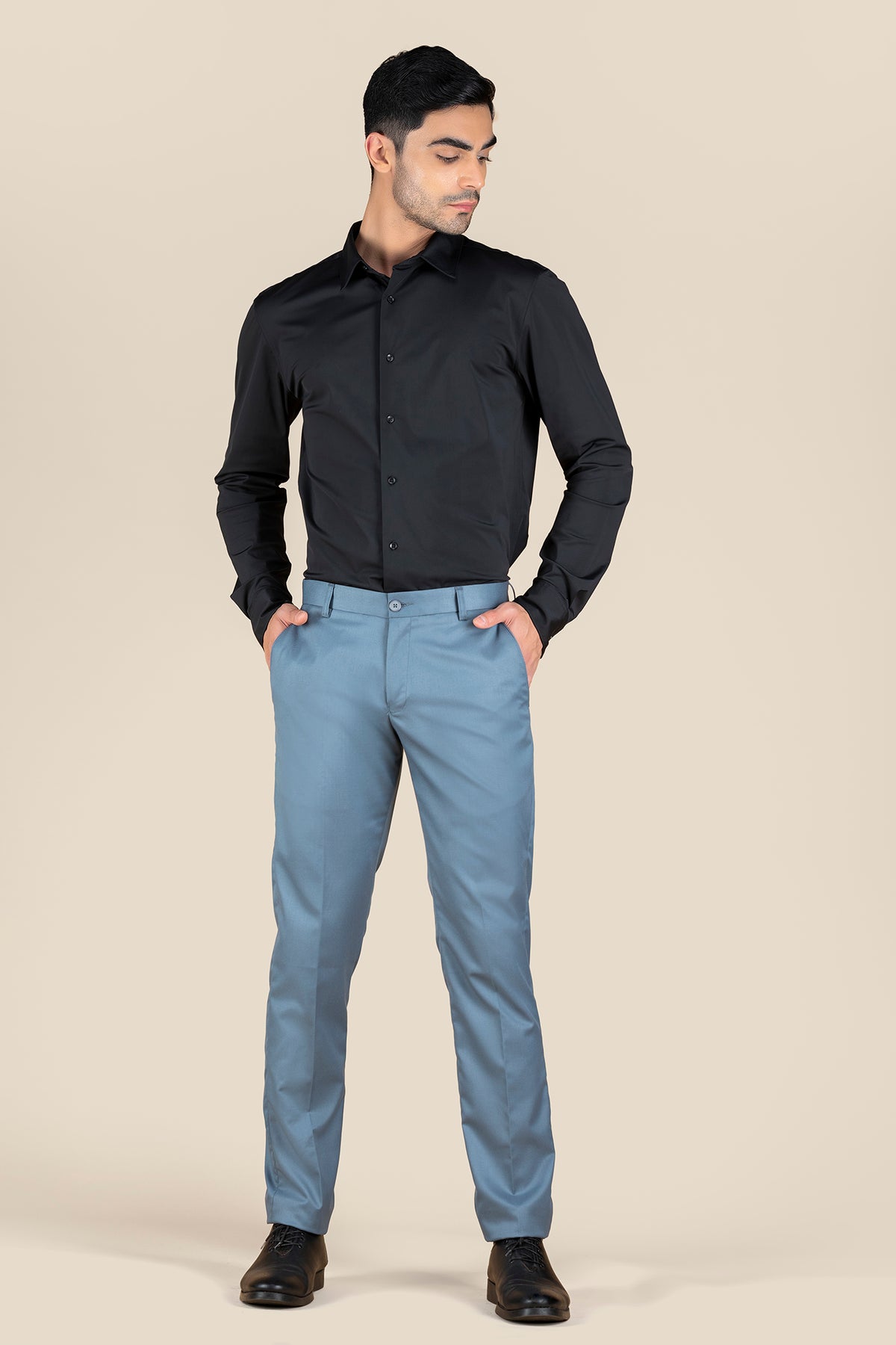 Buy Steel Grey Trousers & Pants for Men by DENNISLINGO PREMIUM ATTIRE  Online