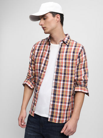 Men's Red Casual Shirts