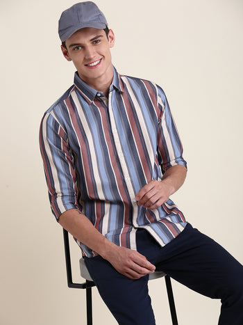 Men's Red Stripe Shirts