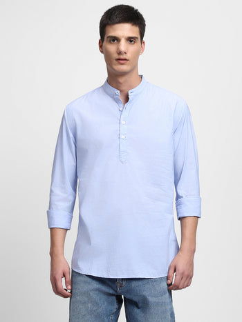 Men's Blue Casual Shirts