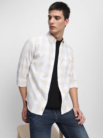 Men's Khaki Casual Shirts