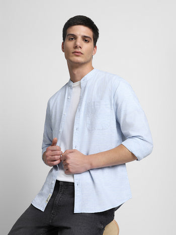 Men's Light Blue Casual Shirt