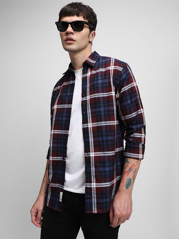 Men's Red Casual Shirts