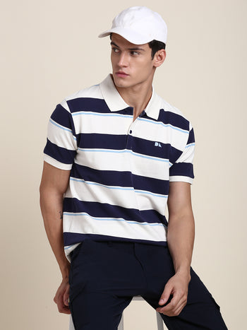 Men's Navy Stripe T-shirt