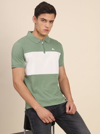 Men's Green Tshirts Wardrobe Essentials Soft And Stretchy Fabric