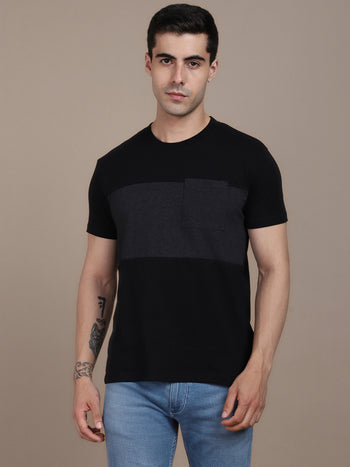 Dennis Lingo Round Neck Slim Fit Cotton T-shirt