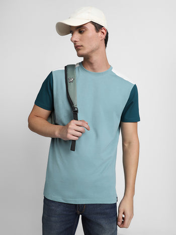 Men's Sea Blue T-shirt