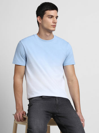 Dennis Lingo Ombre Slim Fit Pure Cotton T-shirt