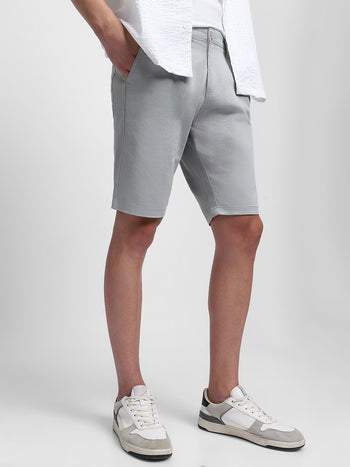 Men's Grey Cotton Shorts