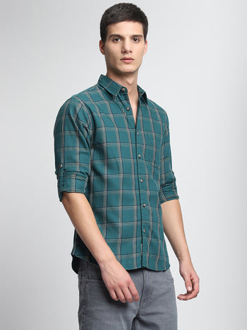 Men's Green Casual Shirts