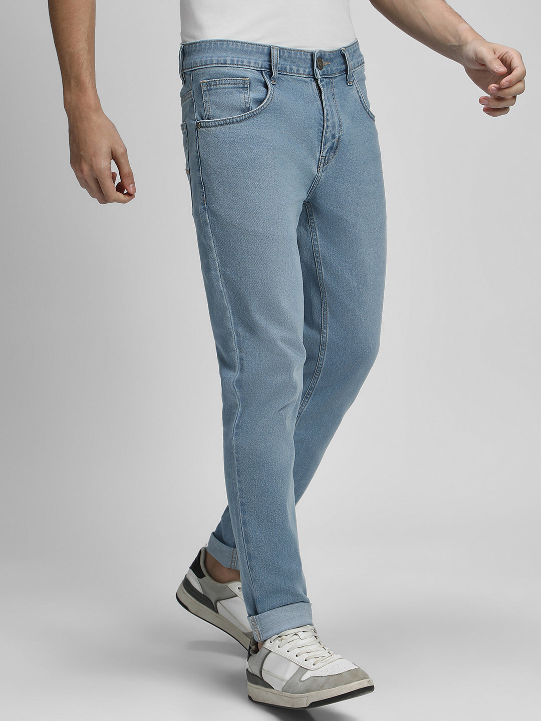 Dennis Lingo Men's Slim Fit Washed Indigo Stretchable Jeans – DENNIS LINGO