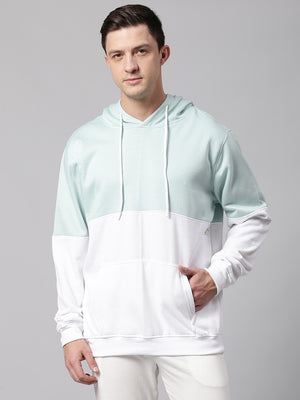 Mens Long-Sleeve Sweatshirt - Lightweight Casual Winterwear  (Sage Green)